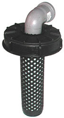 TÄSLER-Produktion Deckelfilter NW150 auf HT-Bogen DN50 90° (Set) - Deckel