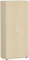 Gera Möbel Schranksystem Flex Flügeltürenschrank, Drehtürenschrank, Holzdekor, ahorn/ahorn, 80 x 42 x 180.8 cm