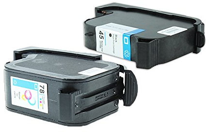 United Toner Recycelt für HP OfficeJet V 40 XI Tinten Sparset Black, Cyan, Magenta, Yellow - Nr.15 & Nr.78 / SA310AE - Inhalt: 1 x 44 ml & 1 x 39 ml