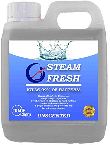 STEAM CLEANING DETERGENT SOLUTION - CLEANER FLUID FOR ALL MACHINES - 500ml to 1L (1L, Fragrance Free)