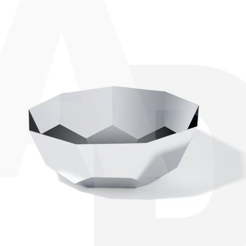 Alessi Orloff - Zuccheriera in acciaio inox e acciaio inox, in poligono, 150 mm, 150 mm