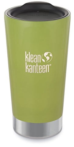 Klean Kanteen Unisex Vacuum Insulated Tumbler Cup, Green Matt, 473 ml