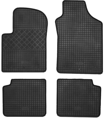 Gummi Fußmatten passend für Fiat 500 ab 2007/Ford Ka ab 2008-9/2016 AZUGA AZ10090702 Gummimatten Automatten