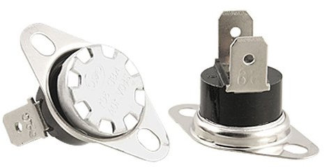 Easyricambi TERMOSTATO BIMETALLICO 85°C NC (NORMALMENTE Chiuso); 10A 230V con FASTON E Flangia 3018510AFV