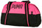 PUMA Fundamentals Sports Bag Female Sporttasche, Black-Knockout pink, 52 x 21 x 3 cm