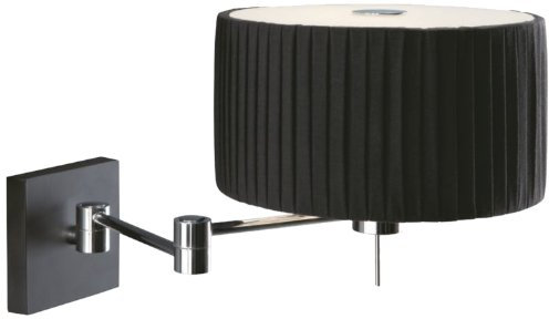 Ultra Light 3675211LI Nestor Wandleuchte 2 x 40 W, Schwarz