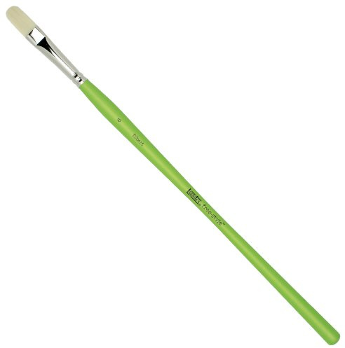 Liquitex Professional Freestyle Traditional Brush, Detail Filbert No. 6 | Sustainable Synthetic Brush Bristles Retain Their Shape, Non-Slip Ergonomic Handles, Rustproof Stainless Steel Ferrule