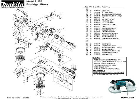 Makita 211092-6-3498 Deep Groove Ball Bearing 629DDW Original Part 2107 F