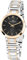 JACQUES LEMANS Damenuhr Milano Metallband massiv Edelstahl ip-Gold/Bicolor 1-1932E