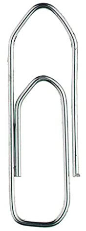 Büroklammer, Klammer-Form spitze Form, 32mm lang, verzinkt
