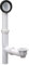 Design House Parts & Accessories 522458 Vidage de Baignoire PVC Brut en kit, Blanc, 3,8 cm