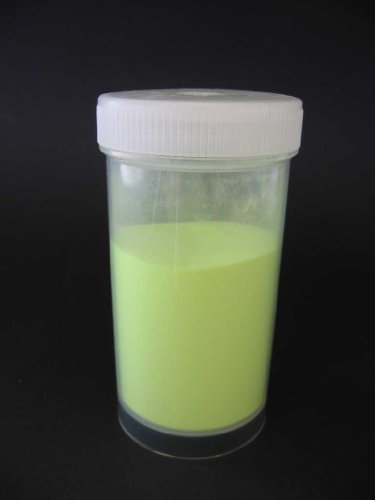 Farbpigmente nachleuchtend 100 g - Farbe gelb - glow in the dark