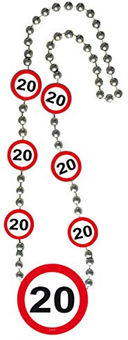 Folat 28720 - Halskette - Verkehrszeichen - Zahl 20-1 STK.