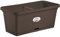Stefanplast 2075955 Natural Pot de Fleurs avec Système d'Auto-Arrosage Moka 80 x 40 x 34 cm