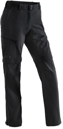 maier sports Women's Nata Functional Outdoor Zip Off Stretch Pants