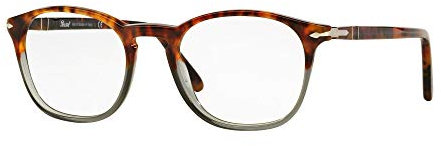 Persol Herren 0PO3007V Brillengestell, Feuerrot/Schiefergrau, 50