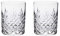 Royal Scot Edinburgh Crystal Hand Cut Glass 7oz Small Whisky Tumblers Set of 2