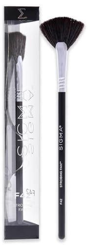 Sigma Beauty Pinceau éventail stroboscopique – Pinceau de maquillage doux et dense pour effet stroboscopique – Pinceau de maquillage en éventail – Végétalien, hypoallergénique – Pinceau de maquillage