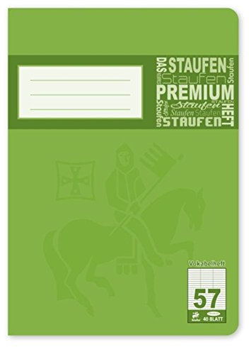 Bacher 10257 - Vokabelheft A5, 2 Trennlinien