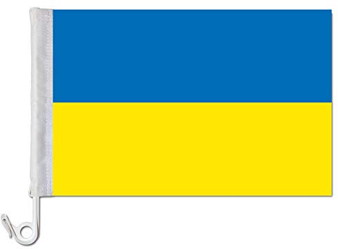 Everflag Auto-Fahne: Ukraine - Premiumqualität
