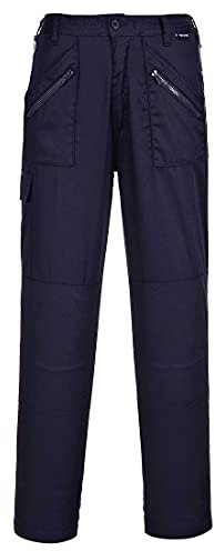 Portwest S687 Women’s Neoprene Work and Action Trousers with Multiple Zip-Up Pockets and Knee Pads, S687NARS