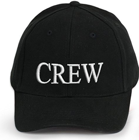 4sold Ancient Mariner, Captain Cabin Boy Crew First Mate Yachting Baseballmütze Inschrift Schriftzug Schwarz Weiß (Crew)