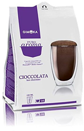Lot de 48 dosettes capsules compatibles Nescafe' Dolce Gusto Gimoka Chocolat d'origine