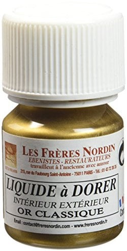 Les Frères Nordin 152902 Liquide pour dorer Or Classique