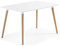 Noorsk Design Mesa de Comedor 120x80 - Mesa Blanca - Mesa de Comedor nórdica