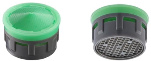 Schläfer 1802212 | Cartuccia Filtro Rubinetto Universale, Inserto per Aeratore Perlator DL M22x1 / M24x1 Classe Z, 7 lit/min anticalcare adatto per Aeratore Risparmio acqua NEOPERL HONEYCOMB -2PZ