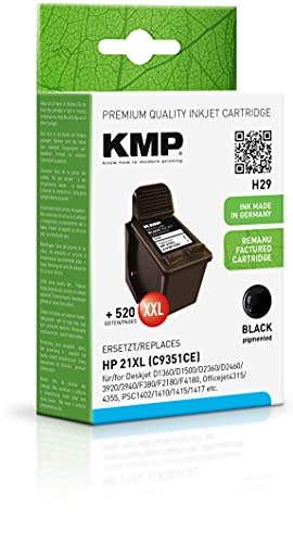 KMP Tintenkartusche für HP Deskjet 3940, H29, black