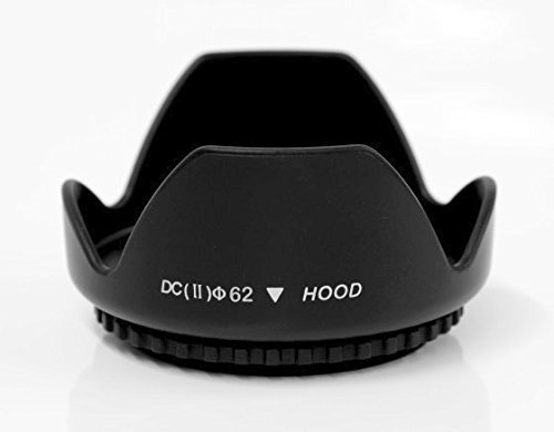 Impulsfoto Gegenlichtblende Streulichtblende Sonnenblende Lens Hood mit 62mm Schraubgewinde