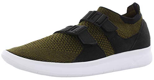 Nike Air Sockracer Flyknit, Men's Shoes, Black / Olive Flak / Black / White, 8 UK (42.5 EU)