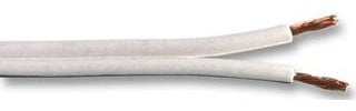 Aptii Speaker Cable White for Home or Car Audio Hifi Stereo Surround Sound Wire Per 5 metres 5m