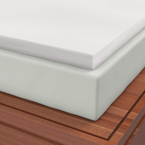 Classic Comfort Pillow included with Queen 2 Inch Soft Sleeper 2.5 Visco Elastic Memory Foam Mattress Topper USA Made