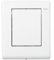 TECEplanus Urinal Betätigungsplatte (Spülmenge verstellbar, Maße 100x120x12 mm) weiß seidenmatt, 9242312