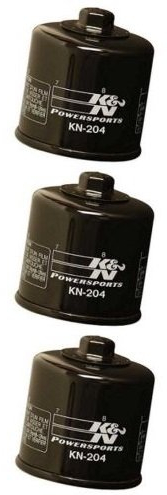 K & N nero filtro dell' olio (confezione da 3) 2006 – 2007 Triumph Daytona 675/kn-204