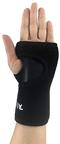 Supporto per braccio,mano e polso,Left hand per chi soffre di tunnel carpale, stecca removibile per chi soffre di tendinite, supporto per il pollice per chi soffre della sindrome del mouse