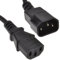 kenable Power Extension Cable IEC Male to Female UPS Lead C14 to C13 1m Black [1 metres]