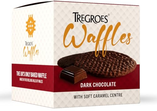 Tregroes Waffles Carton of 6 Dark Chocolate Waffles 270g