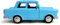 Badusan Trabant 601 Modellauto mit Rückzugmotor Modellauto Limousine blau ca. 12 cm