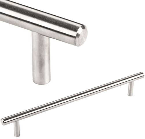 SOTECH Möbelgriff G14 echt Edelstahl massiv BA 192 mm Ø 10 mm Stangengriff Schubladengriff