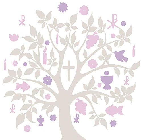 Serviette Ambiente Kommunion/Konfirmation Communion SYMBOLS Motiv 2016 taupe 20 Servietten pro Packung