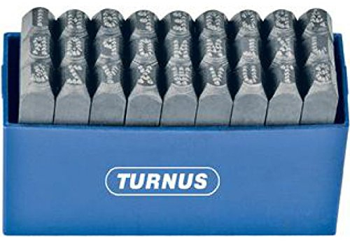 Schlagbuchstabensatz SH 5mm punktiert Turnus