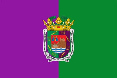 magFlags Bandera Large Málaga Andalucía, España Artículo 4º | Bandera Paisaje | 1.35m² | 90x150cm