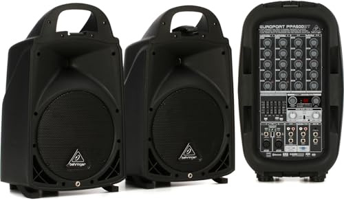 Behringer EUROPORT PPA500BT Sistema pa 500w 6 canales ultracompacto