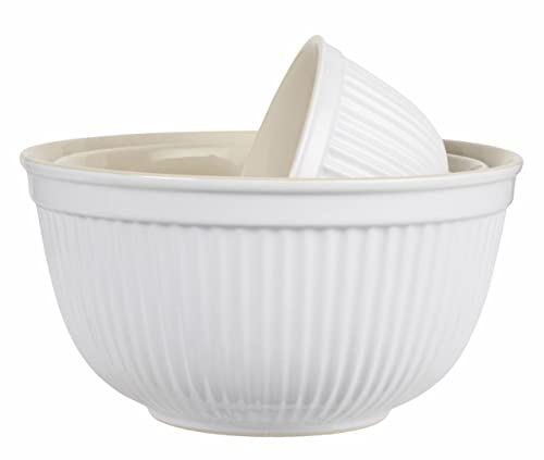 IB Laursen Schalensatz Mynte weiß, 3er Set