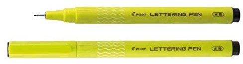 Pack of 3 - Pilot Lettering Calligraphy Pen Fine 1mm Nib Size Black