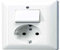 Jung AS5576U Schuko -Steckdose mit Wechselschalter