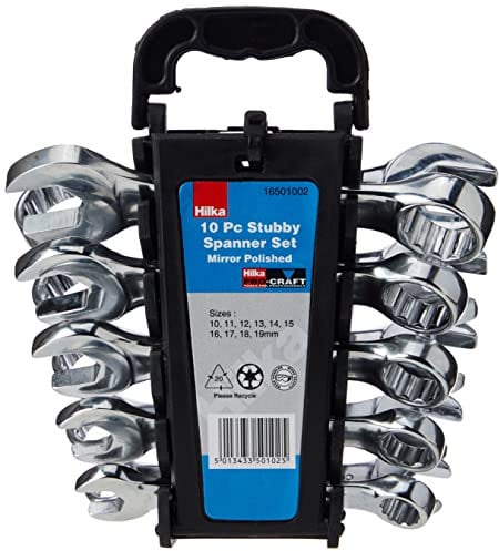 10p Combi Stubby Spanner Metric